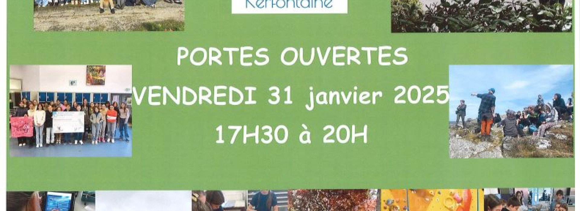 PORTES OUVERTES 2025 DU COLLEGE KERFONTAINE